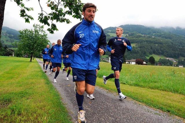 Fotos: Der SC Freiburg im Trainingslager in Schruns