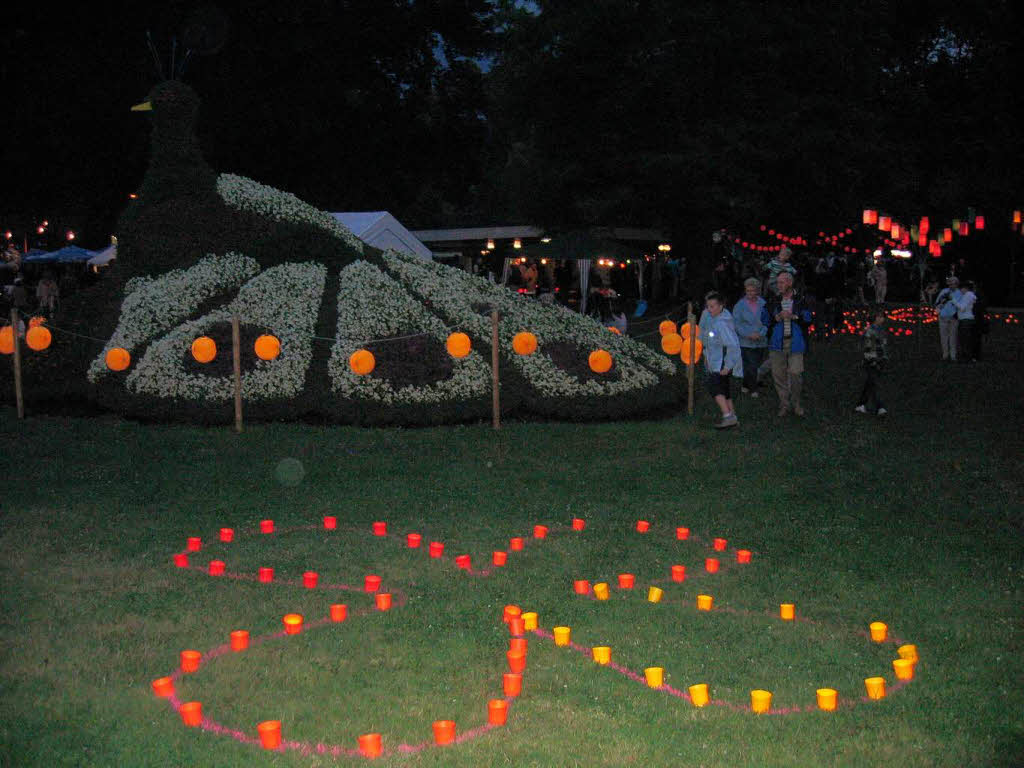 Lichterfest im Kurpark von Bad Krozingen