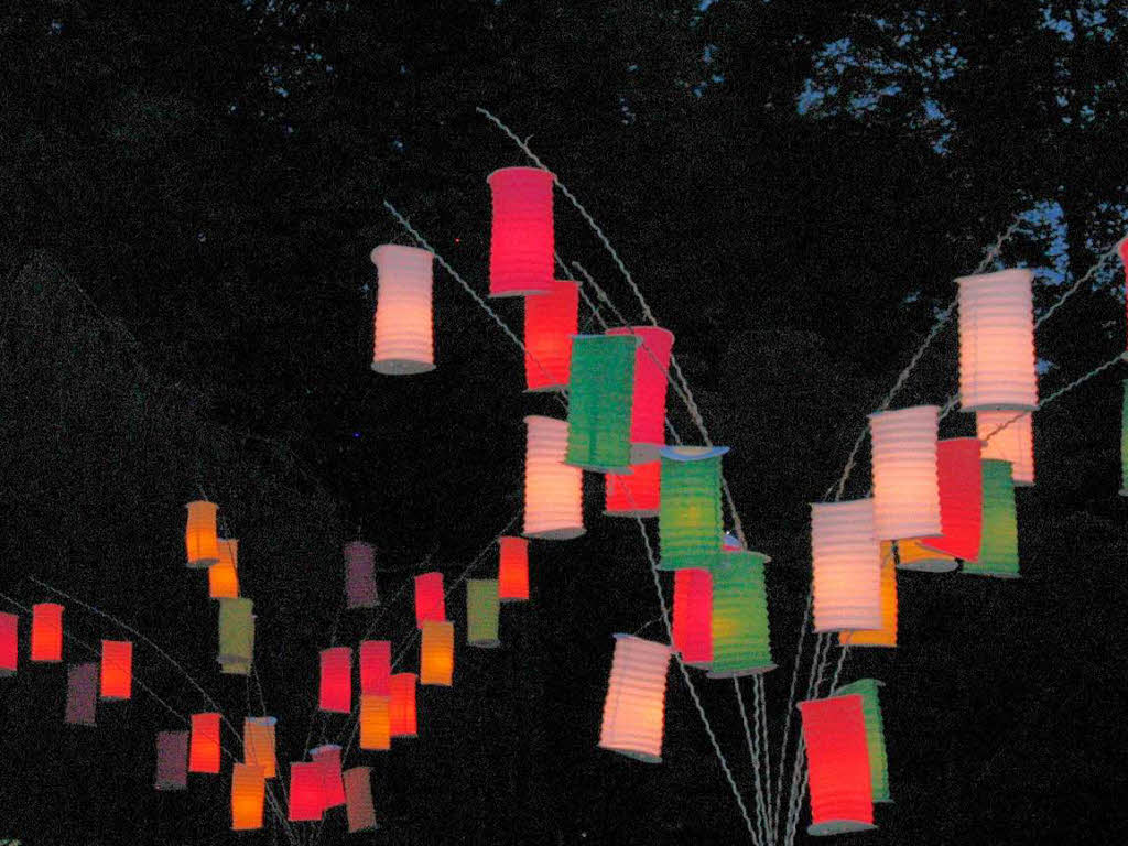Lichterfest im Kurpark von Bad Krozingen