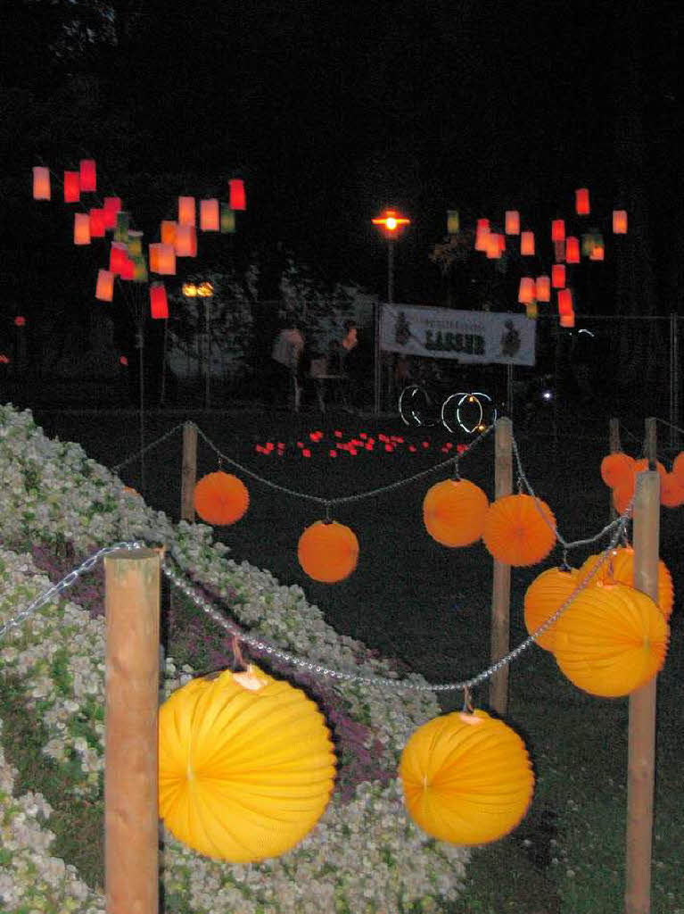 Lichterfest im Kurpark von Bad Krozingen