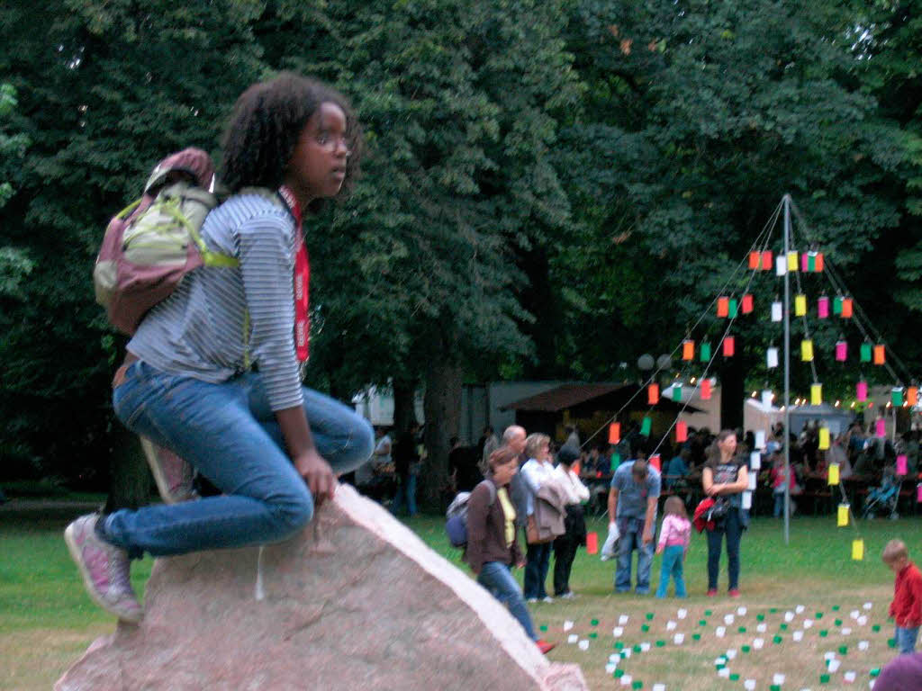 Lichterfest im Kurpark von Bad Krozingen