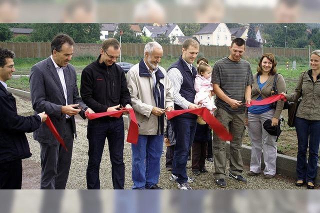 Startschuss im Baugebiet