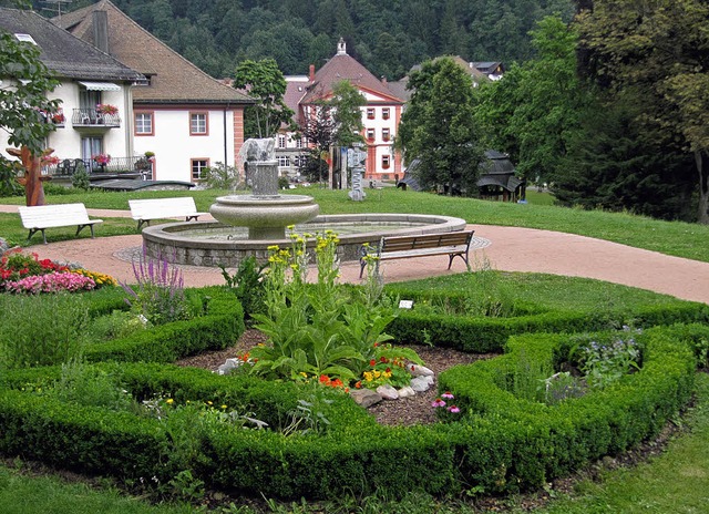 Als eine Oase der Ruhe prsentiert sic...s Kneipp-Vereins im oberen Kurgarten.   | Foto: Susanne Filz