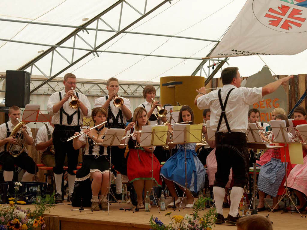 Die Trachtenkapelle Dachsberg unterhielt die Gste am Sonntag mit ihrem Frhschoppenkonzert.