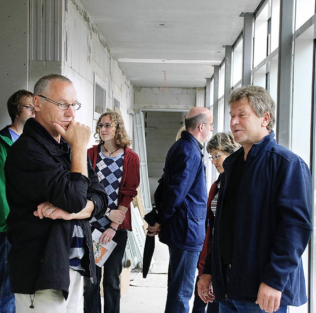 Gro war der Andrang der Besucher beim Tag der offenen Baustelle der SGS.   | Foto: Maja Tolsdorf