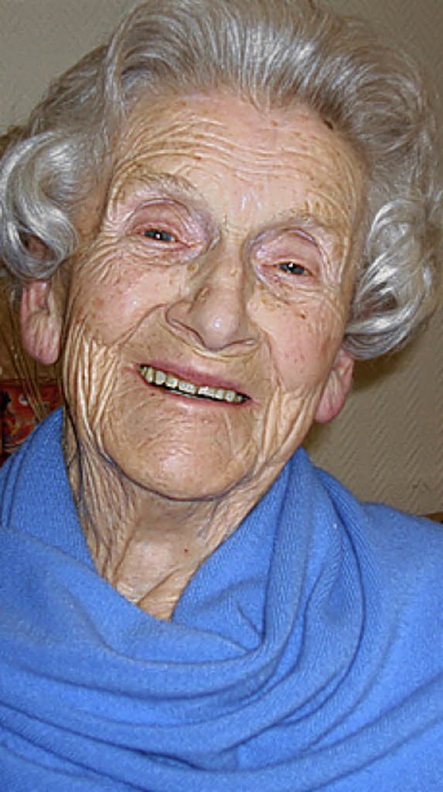 Maria Kuhny aus Wehr wird 102 Jahre alt  | Foto: bz