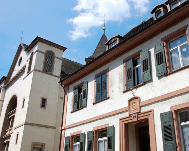 Pfarrhaus Basler Strae 147,  evangelische Stadtkirche   | Foto: Trenz