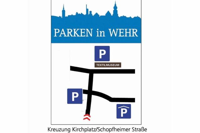 Schilder weisen Weg zu kostenlosen Parkpltzen