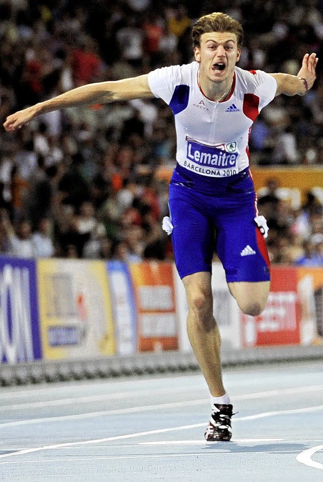 Christophe Lemaitre war der Schnellste.  | Foto: afp