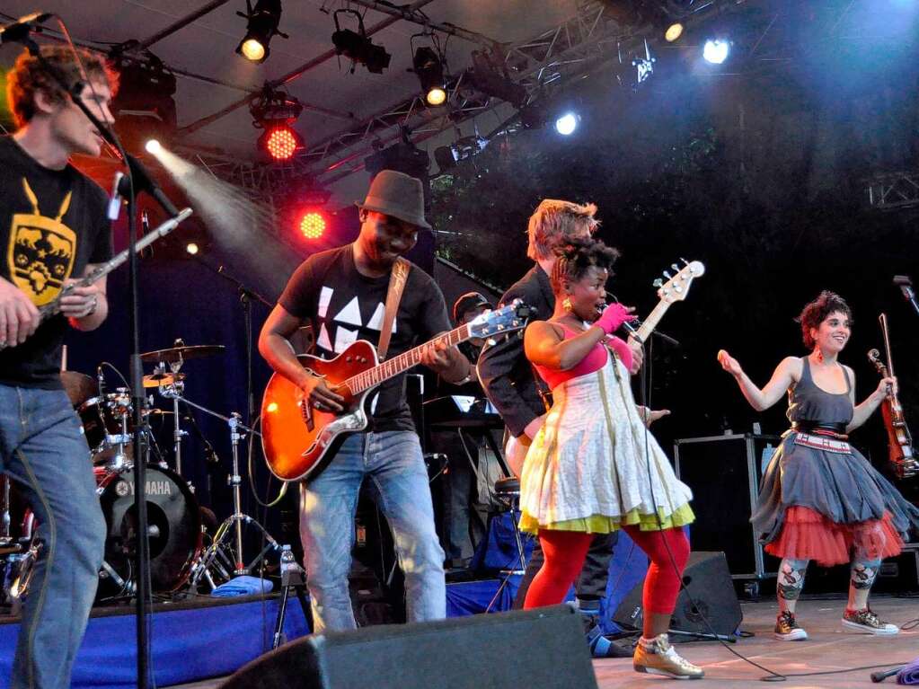 Impressionen vom afrikanischen Konzert im Rosenfelspark