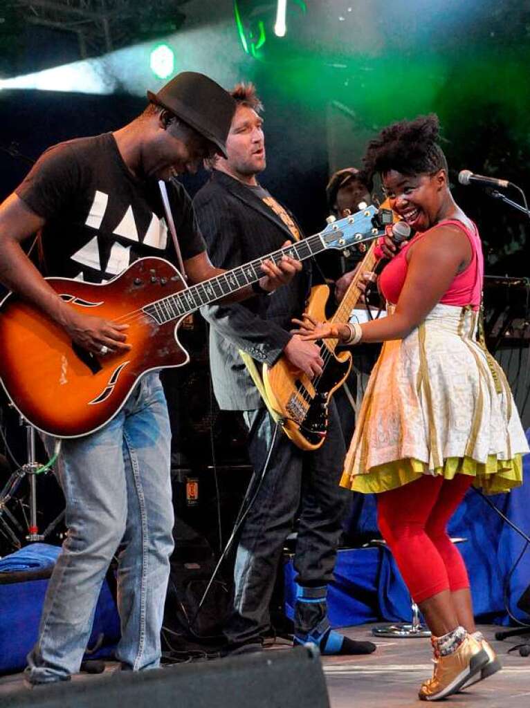 Impressionen vom afrikanischen Konzert im Rosenfelspark