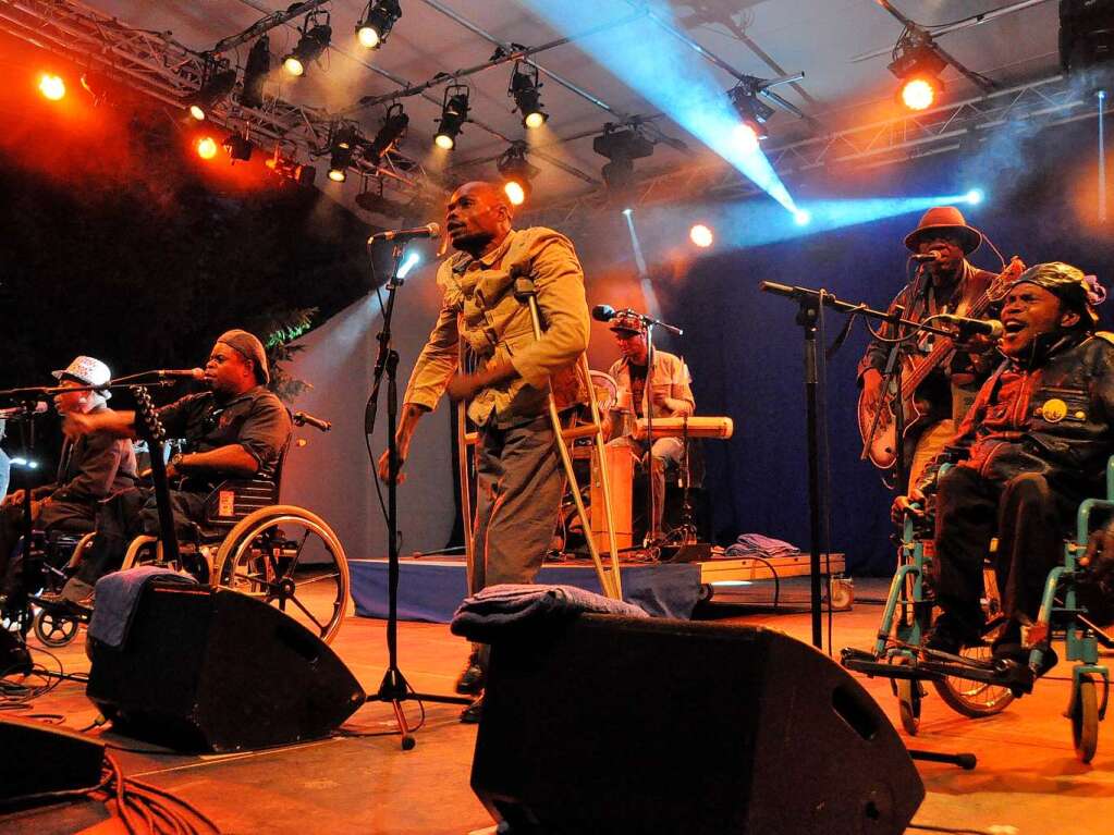 Impressionen vom afrikanischen Konzert im Rosenfelspark