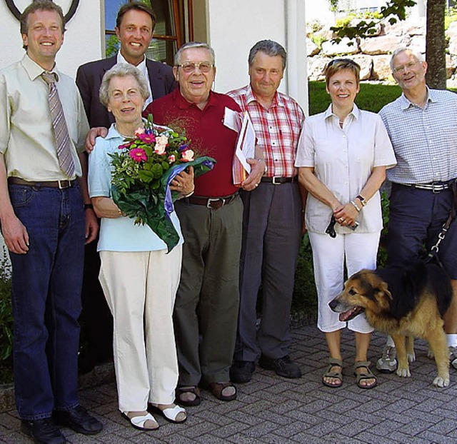 Dren Gsteehrung in Breitnau  | Foto: HTG