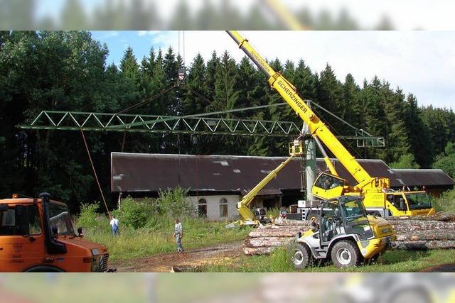 An der Stadtsge wird aufgerumt