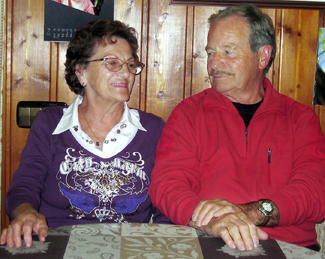 In Altenstein feiern Paula und Peter Gramatte heute  ihre  Goldene Hochzeit.  | Foto: Gerhard Wiezel