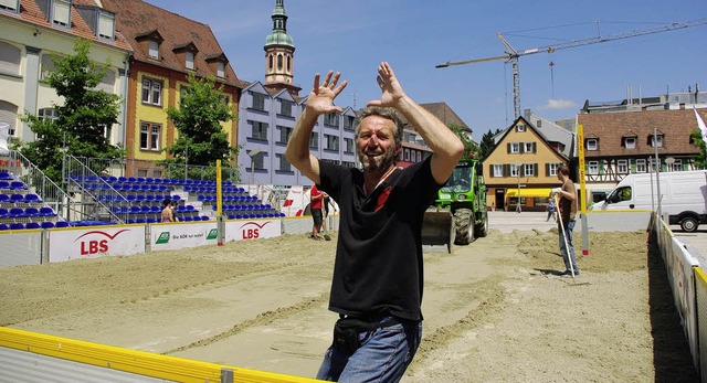 Der Beachvolleyball-Cup kann kommen: H...t sich auf ein spannendes Wochenende.   | Foto: ARCHIVFOTO: HR