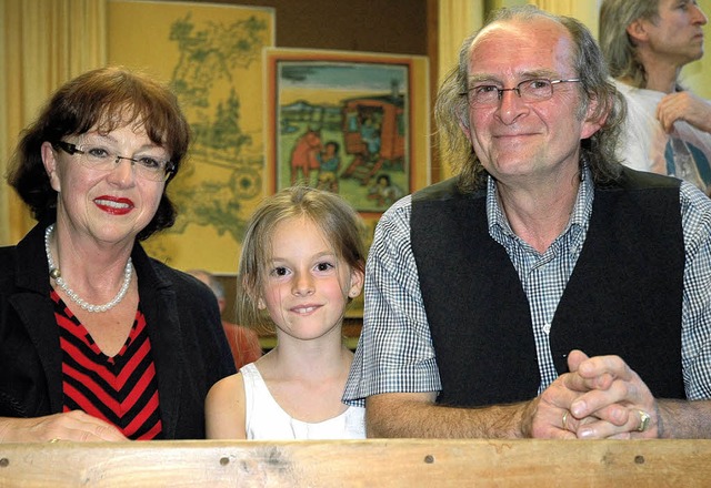 Gemeinsam auf der Schulbank:  Ortsvors...Walter- Zimmer im Rathaus von  Hnner   | Foto: Brigitte Chymo