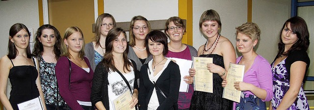 Vielfltige Preise verdienten sich Absolventen<ppp></ppp>  | Foto: Schule