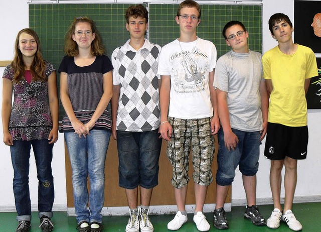 Das erfolgreiche Team der Lilienhofsch...im Staufener Jugendzentrum betreuten.   | Foto: privat