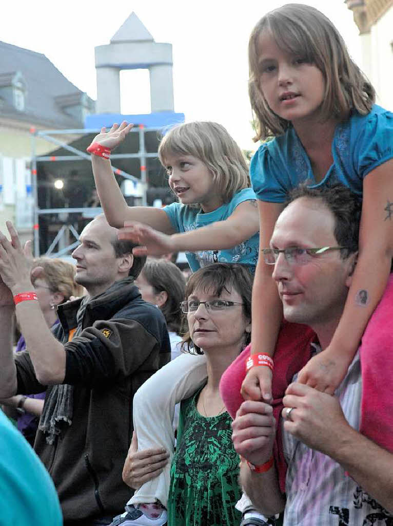 Tolle Stimmung  auf dem Markgrfler Platz