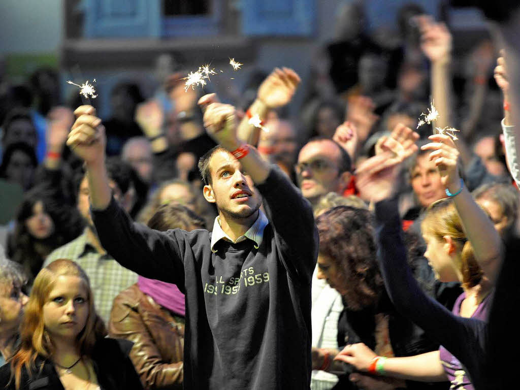 Tolle Stimmung  auf dem Markgrfler Platz