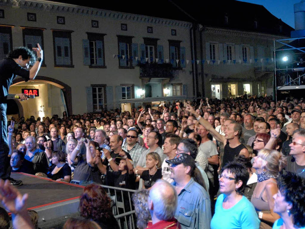 Tolle Stimmung  auf dem Markgrfler Platz