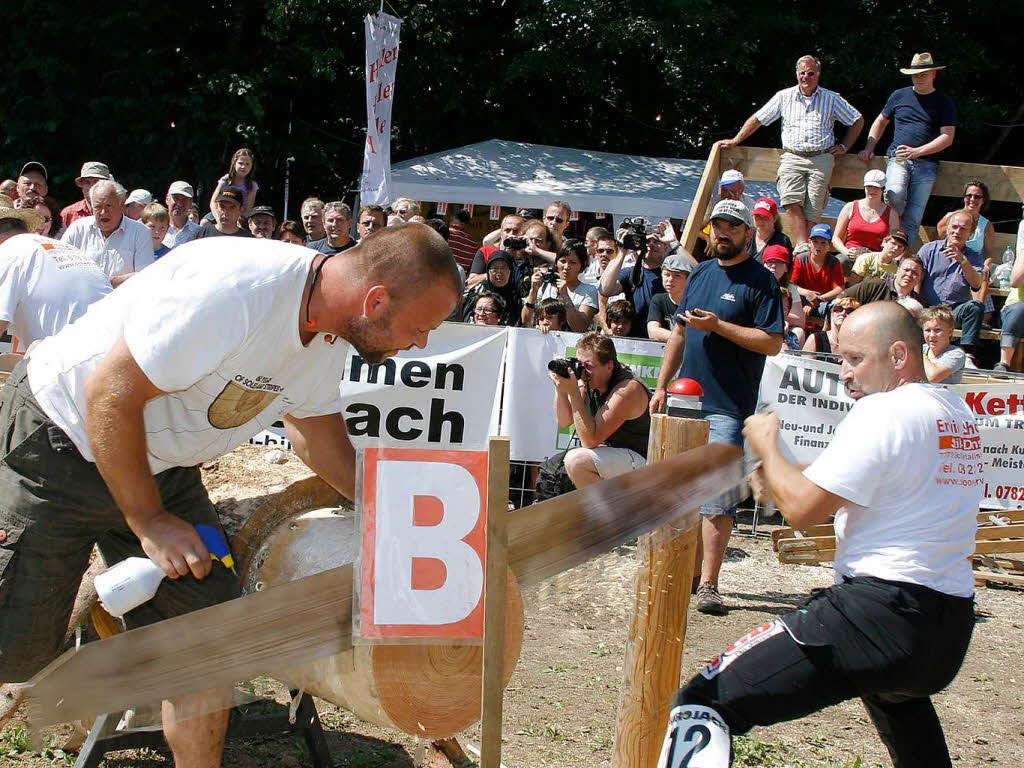 Impressionen von den Holzfllermeisterschaften in Schuttertal