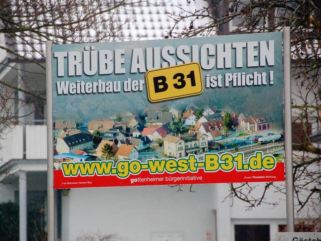 Die einen fordern den sofortigen Weite...er B31 West, die anderen sind dagegen.  | Foto: Agnes Pohrt