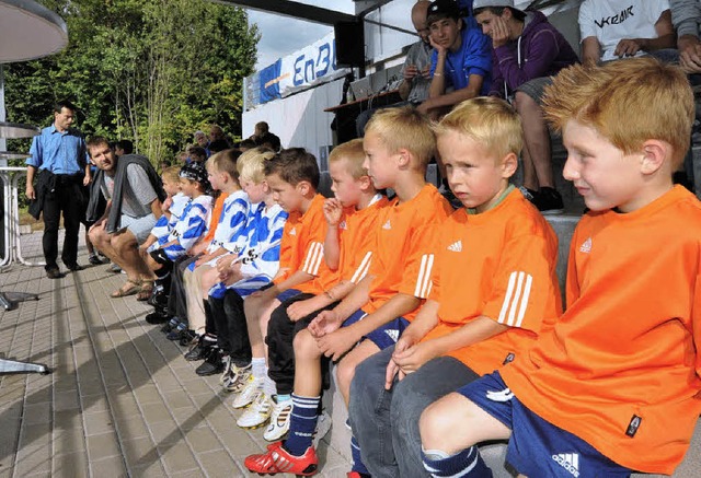Da sitzt die Hoffnung des FC Denzlinge...der erfolgreichen 1. Mannschaft zhlte  | Foto: Markus Zimmermann-Drkop