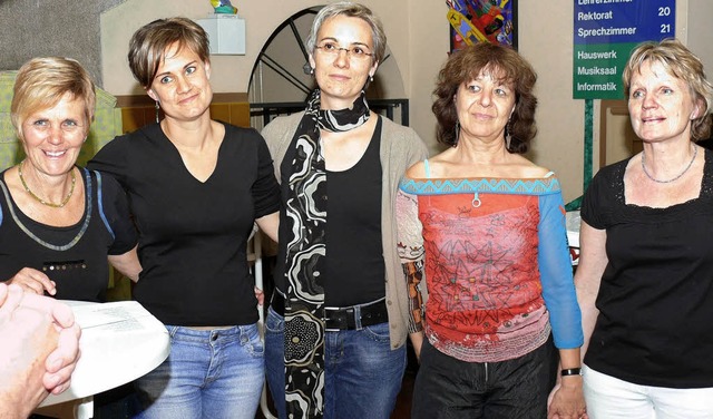 Verabschiedet wurden Friederike Lorenz..., Anne Schonhardt und Barbara Krause.   | Foto: Privat