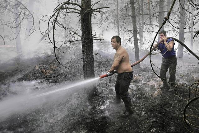 Russland: Waldbrände nähern sich dicht besiedeltem Gebiet