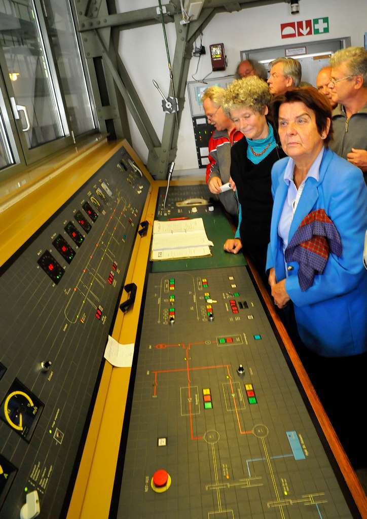 Technikfans kommen auch bei der Besichtigung der Schauinslandbahn auf ihre Kosten.