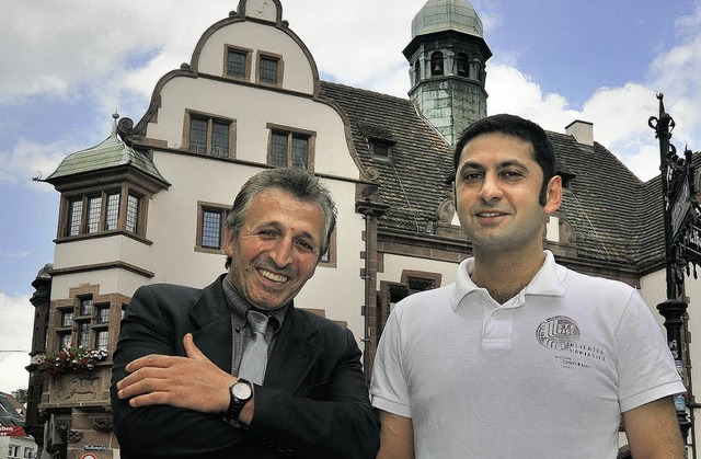 Yasar Torlak (links) und Zafer Koc vom  Migrantenbeirat.   | Foto: m. bamberger