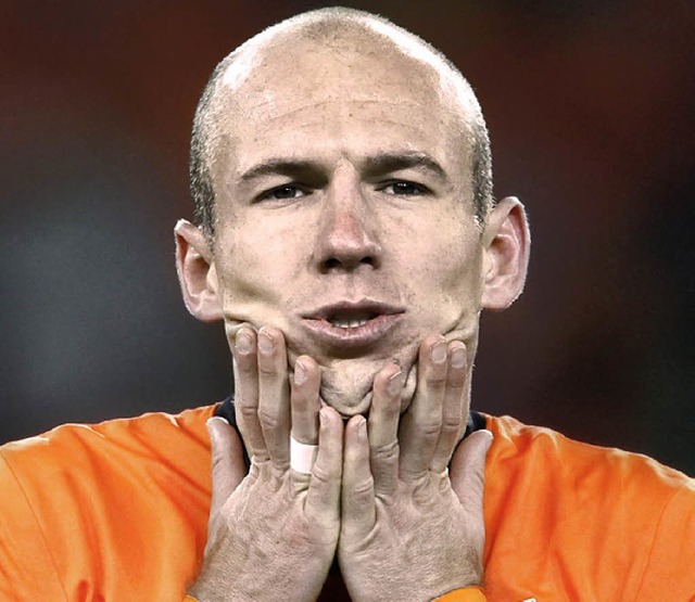 Geschockt: Arjen Robben  | Foto: afp