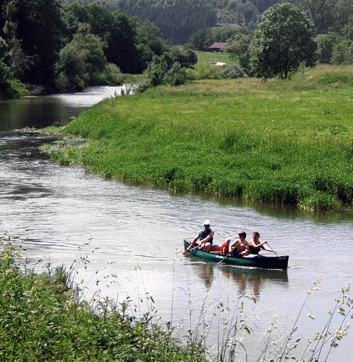 Gemütlich geht&#8217;s dahin auf der Donau.  | Foto: PR Naturpark Obere Donau