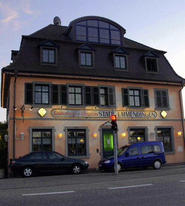 Neues Zentrum? Das Gasthaus &#8222;Stadt Emmendingen&#8220;.  | Foto: Trul