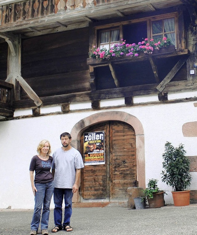 Irene und Josef Sester vom Schwrzenbachhof   | Foto: rob