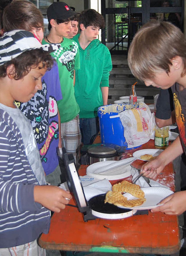 Lecker: frische Waffeln   | Foto: Silke Nitz