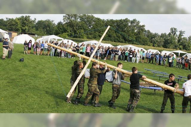 Groes Jugendtreffen im Zeltlager