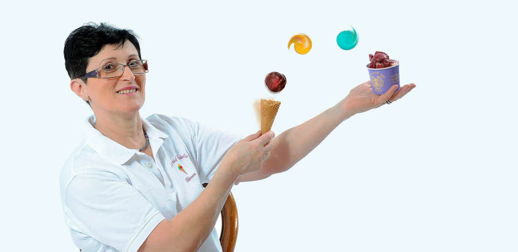 Die Liebe zum Eis hat Edi Olivier aus Belluno nach Lrrach gebracht.