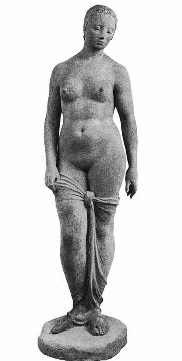 Zart, scheu und verletzlich: Wilhelm Lehmbrucks Stehende von 1910  | Foto: verlag