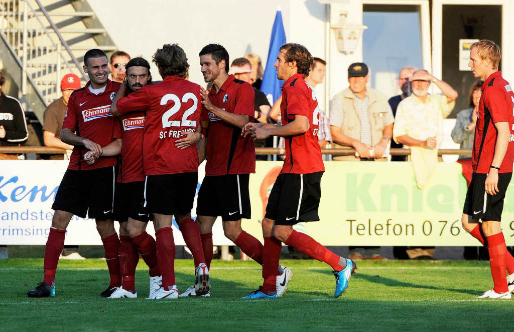 Ein guter Auftritt des SC Freiburg in Bahlingen.