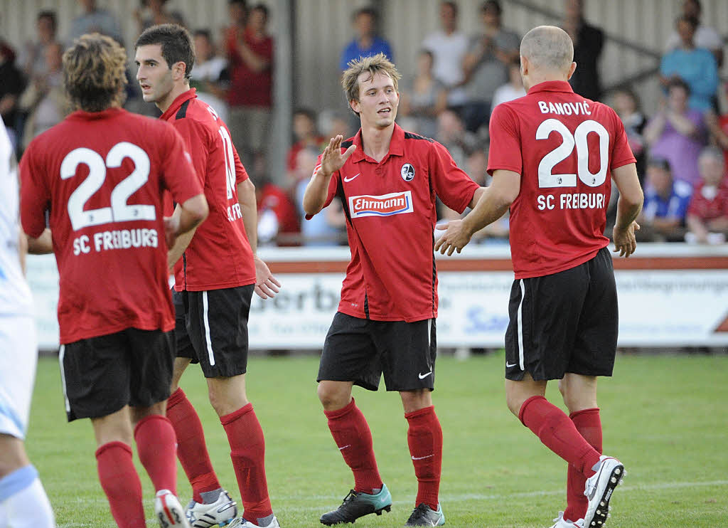 Ein guter Auftritt des SC Freiburg in Bahlingen.