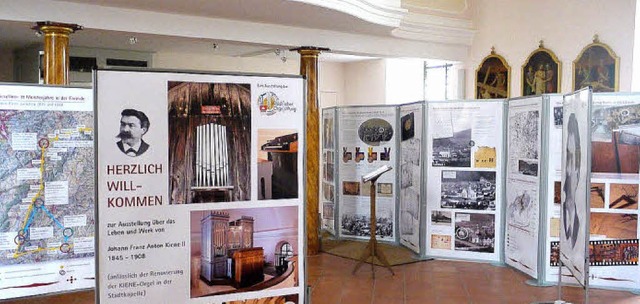 In der Waldkircher Stadtkapelle ist ei...4 die jetzt restaurierte Orgel baute.   | Foto: Eberhard Weiss