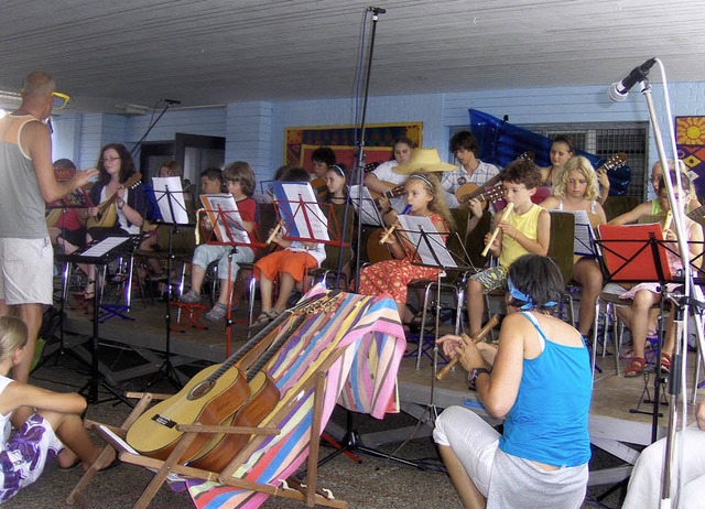 Sommervorspiel des Jugendorchesters vom Mandolinenverein   | Foto: VEREIN