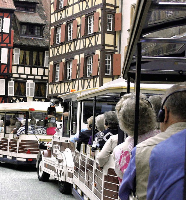 Einen originellen Colmarer Stadtbummel...rschte auch bei den Fahrgsten im Bus.  | Foto: BZ