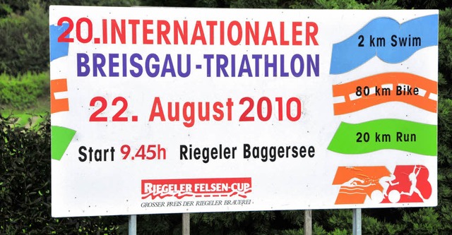 In knapp zwei Wochen wird&#8217;s voll...reisgau-Triathlon dem Starter stellen.  | Foto: Murst