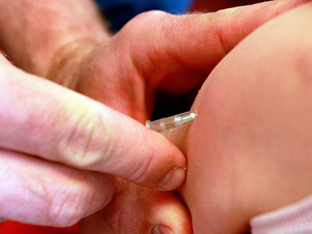 Kleiner Stich, groe Wirkung: Impfen schtzt vor Masern.  | Foto: dpa
