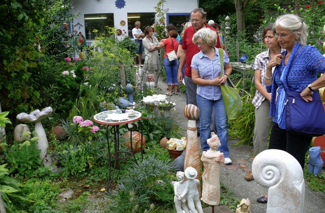 Vielfalt mit Keramik &#8211; im Ichenheimer Keramikgarten  | Foto: f. leonhardt