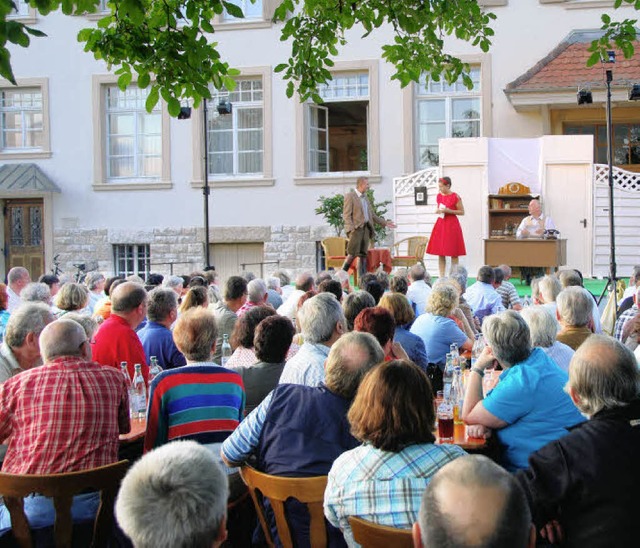 Die turbulente Krimikomdie der Kuliss... stie auf groes Publikumsinteresse.   | Foto: Sedlak